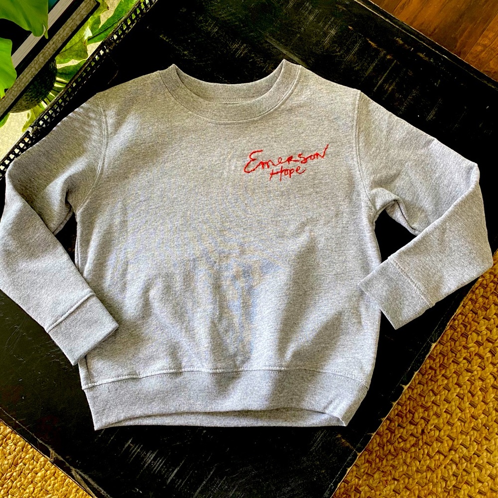 ANY NAME Personalized - Embroidered Sweatshirt -